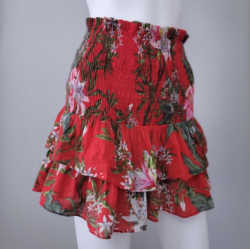 Isabel Marant Skirt • Floral Ruffle Mini • M-L